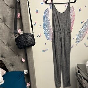 H&M Charcoal Jumpsuit